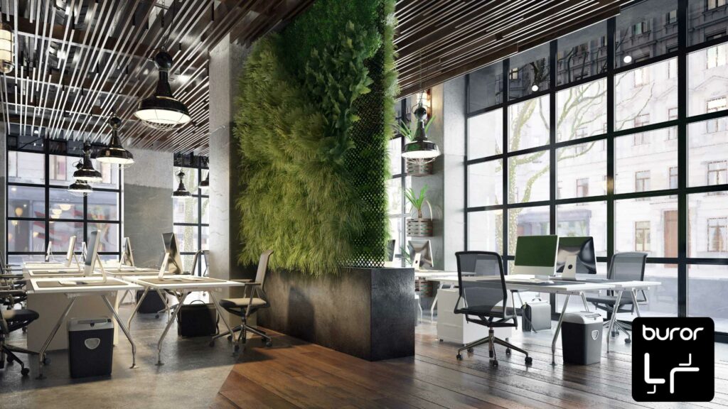 Couleurs et décoration de bureau : leur impact sur l'ambiance de travail 3 open space bien décoré